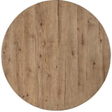 Vineyard Row Round Dining Table, Sonoma