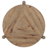 Vineyard Row Round End Table, Sonoma-Furniture - Accent Tables-High Fashion Home