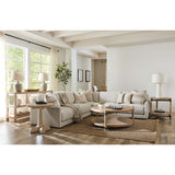 Vineyard Row Round End Table, Sonoma-Furniture - Accent Tables-High Fashion Home