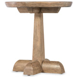 Vineyard Row Round Pedestal End Table, Sonoma-Furniture - Accent Tables-High Fashion Home