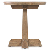 Vineyard Row Round Pedestal End Table, Sonoma-Furniture - Accent Tables-High Fashion Home