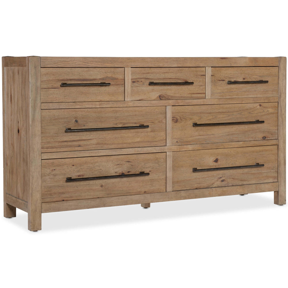 Vineyard Row 7 Drawer Dresser, Sonoma