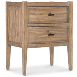 Vineyard Row Two Drawer Nightstand, Sonoma-Furniture - Bedroom-High Fashion Home