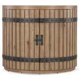 Vineyard Row Demilune Nightstand, Sonoma-Furniture - Bedroom-High Fashion Home