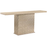 Geometry Console Table, Champagne