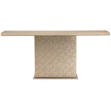 Geometry Console Table, Champagne