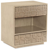 Geometry Nightstand, Champagne