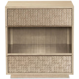 Geometry Nightstand, Champagne