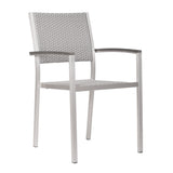 Metropolitan Dining Armchair, Gray, Set of 2