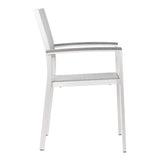 Metropolitan Dining Armchair, Gray, Set of 2
