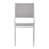 Metropolitan Armless Dining Chair, Gray, Set of 2