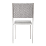 Metropolitan Armless Dining Chair, Gray, Set of 2