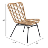 Lorena Dining Chair, Natural, Set of 2