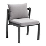 Horizon Dining Chair, Gray, Set of 2