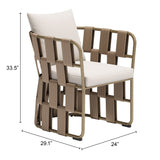 Quadrat Dining Chair, White