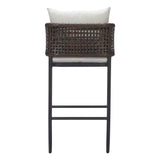 Palm Paradise Barstool, Gray