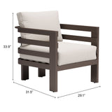 Bal Harbor Armchair, White