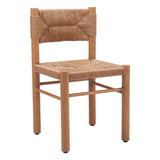Iska Dining Chair, Natural, Set of 2
