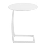 Noga End Table, White