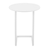 Noga End Table, White