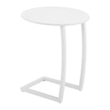 Noga End Table, White
