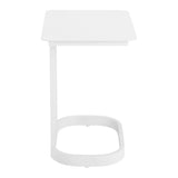 Friss End Table, White