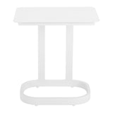 Friss End Table, White