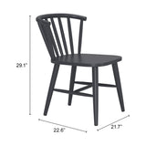 Shio Dining Chair, Black