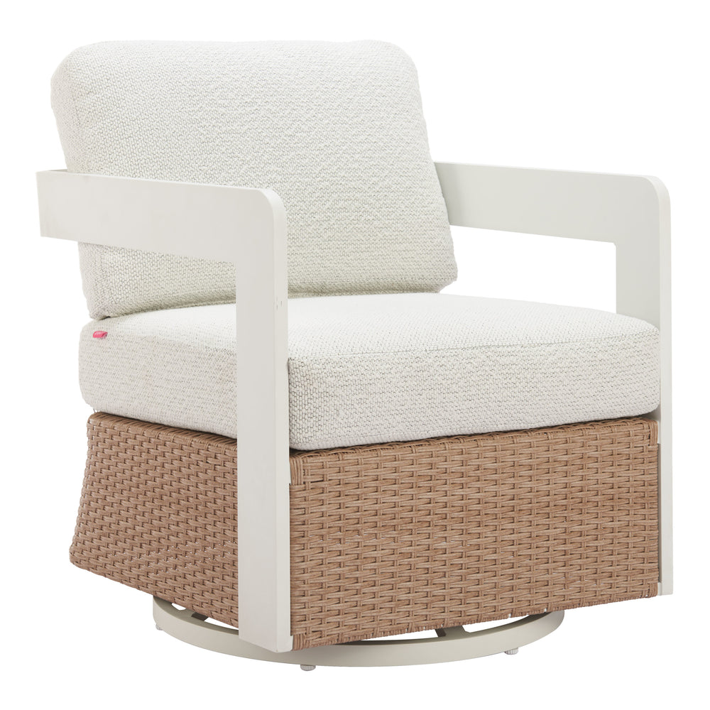 Gelo Swivel Chair, White