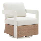 Gelo Swivel Chair, White