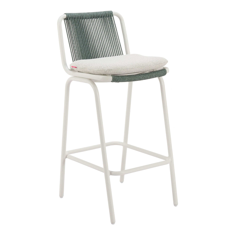 Luft Barstool, Green, Set of 2-Furniture - Outdoor-High Fashion Home