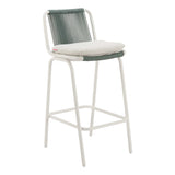 Luft Barstool, Green, Set of 2-Furniture - Outdoor-High Fashion Home