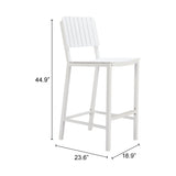 Kayu Barstool, White