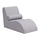 Luanda Lounge Chair, Gray
