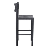 Iska Barstool, Black, Set of 2