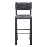 Iska Barstool, Black, Set of 2