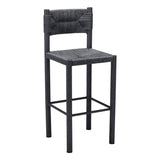 Iska Barstool, Black, Set of 2