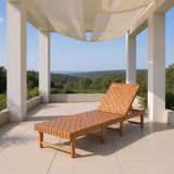 Breath Chaise Lounge, Brown