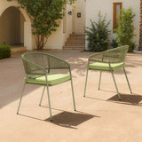 Skye Dining Chair, Green, Set of 2