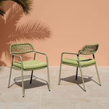 Rio Dining Chair, Green, Set of 2