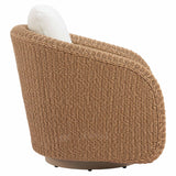 Solara Swivel Chair, Ivory