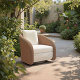 Solara Swivel Chair, Ivory