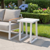 Welt Side Table, White