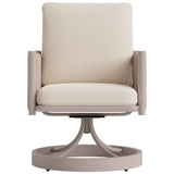 Rivan Swivel Dining Chair, Beige, Set of 2
