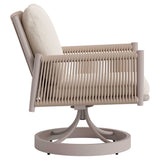 Rivan Swivel Dining Chair, Beige, Set of 2