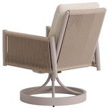 Rivan Swivel Dining Chair, Beige, Set of 2