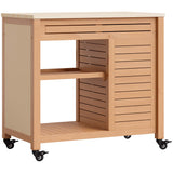 Valtan Bar Cart, Natural