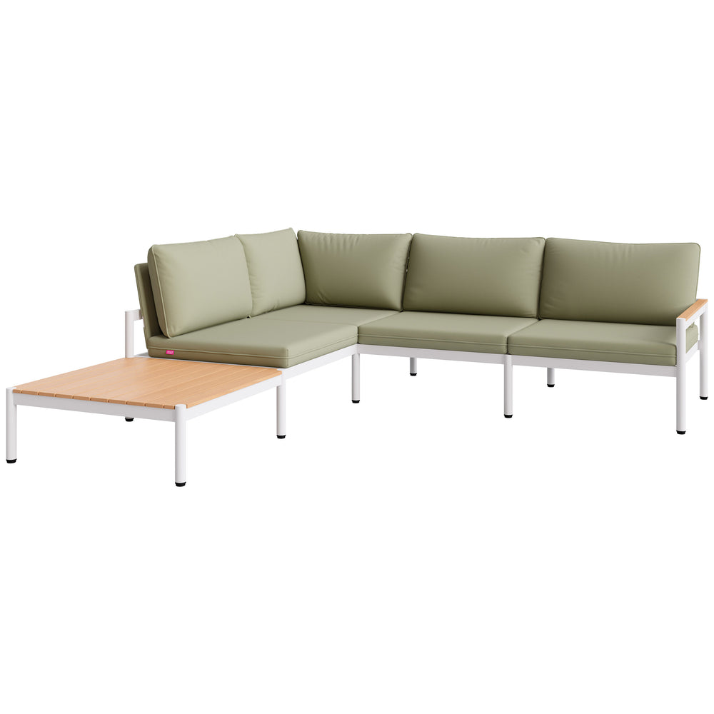 Lychee Sectional, Green