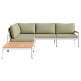 Lychee Sectional, Green