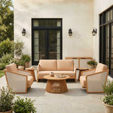 Sakina Lounge Chair, Brown
